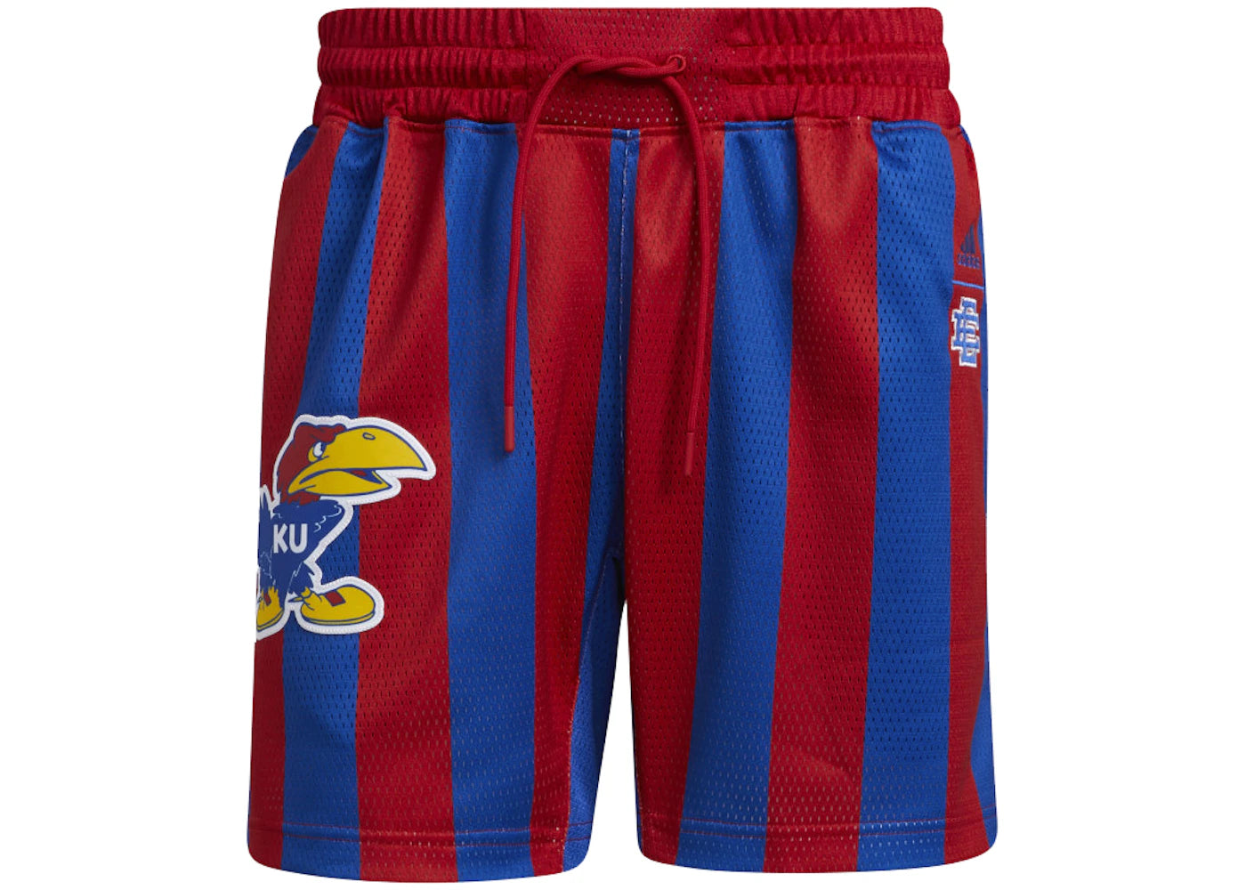 adidas x Eric Emanuel Kansas Jayhawks Swingman Shorts Royal Blue/Team Power Red