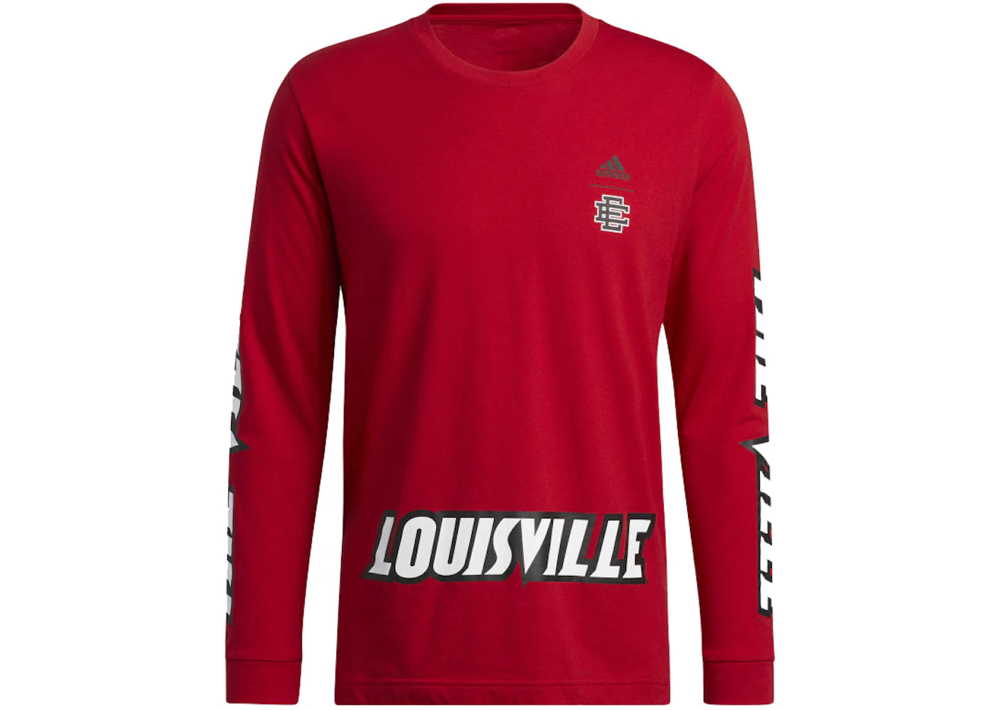 adidas x Eric Emanuel Louisville Midnight Madness Graphic L/S Tee Team Power Red