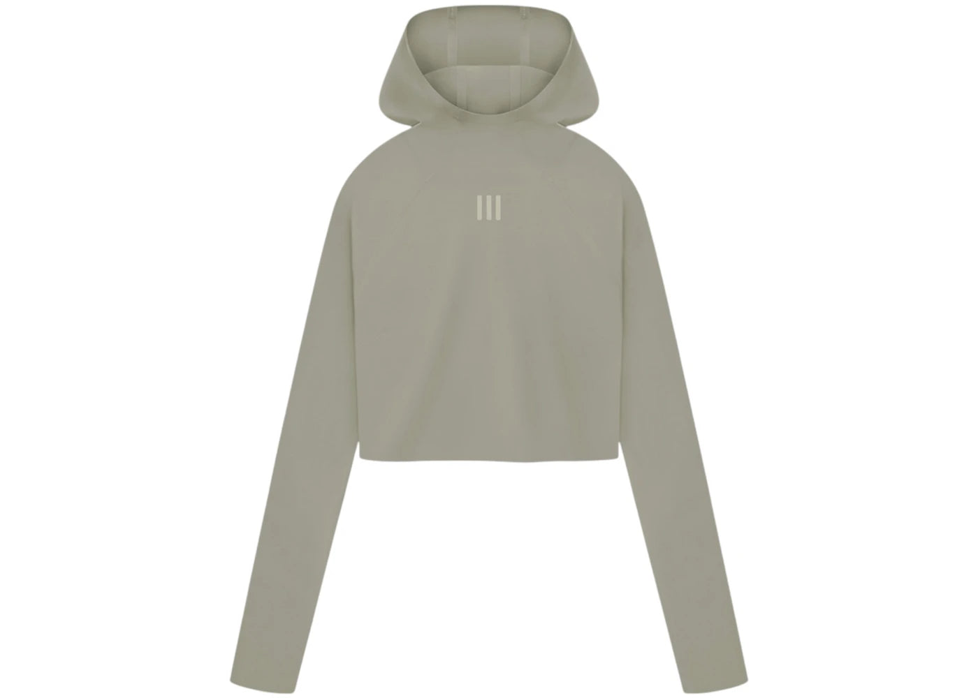 adidas x Fear of God Athletics Women's Crop Pullover Hoodie Clay