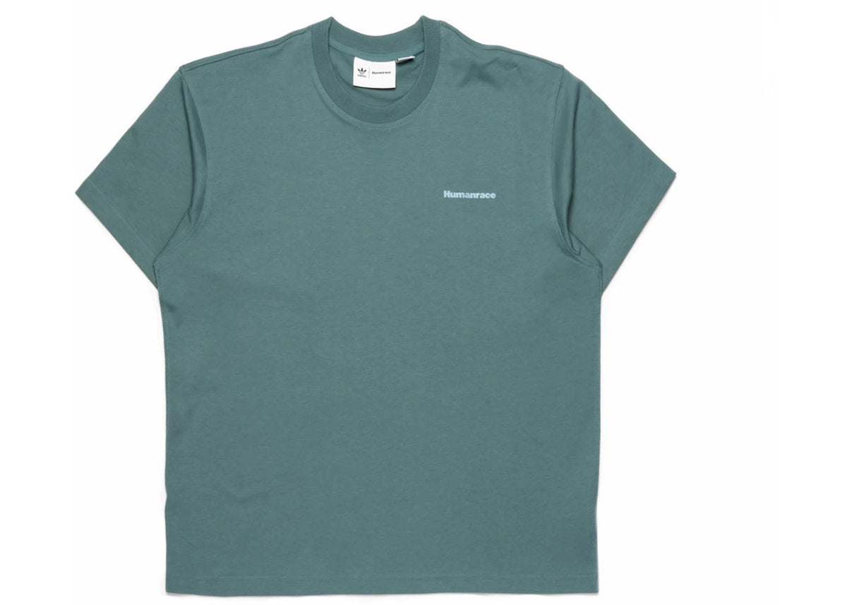 adidas x Humanrace By Pharrell Williams Basics Tee Green/Hazy Emerald