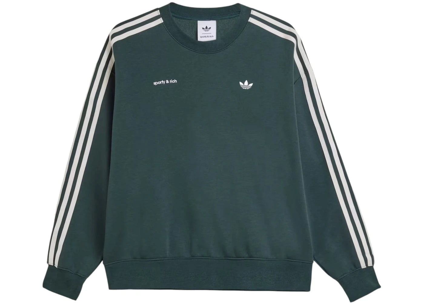 adidas x Sporty & Rich Women's Sweatshirt Shadow Green
