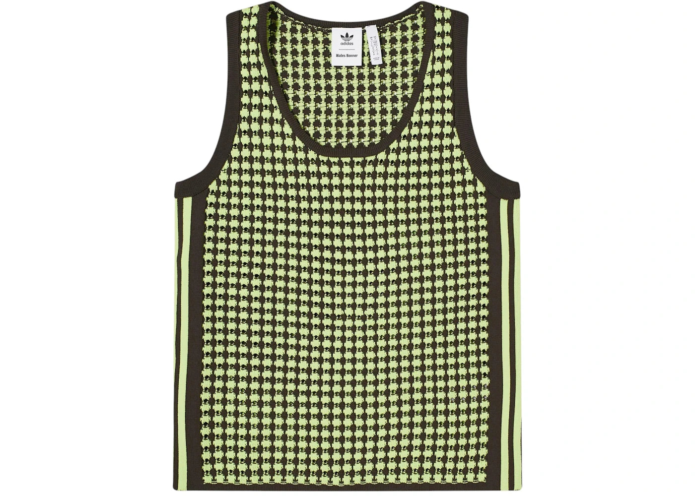 adidas x Wales Bonner Crochet Vest Semi Frozen Yellow/Night Brown