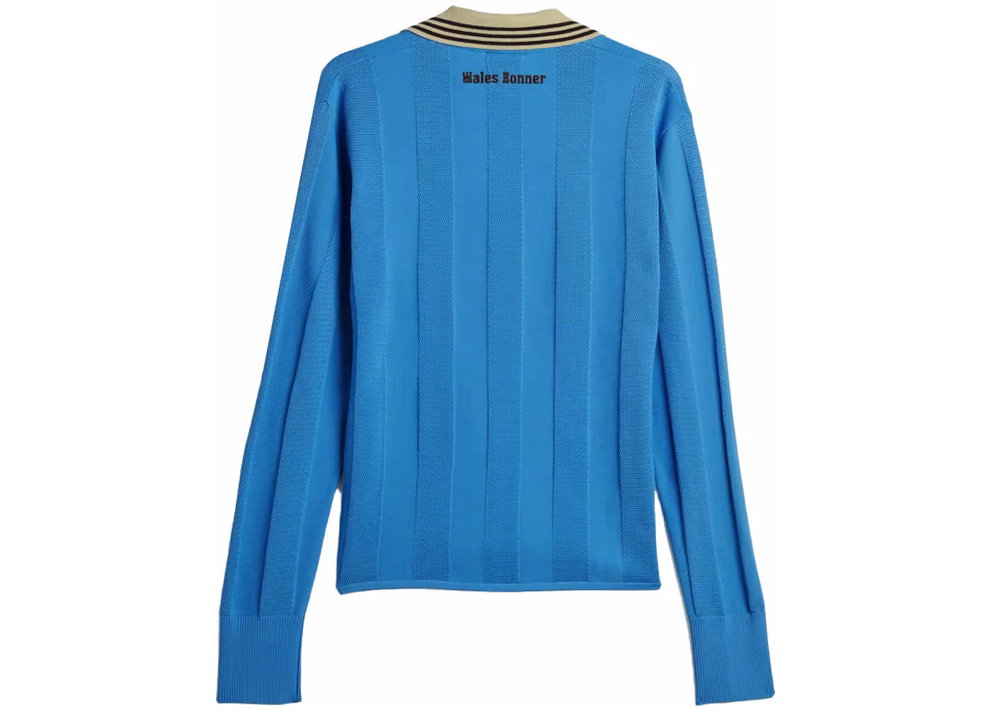 adidas x Wales Bonner Knit Long Sleeve Football Tee Lucky Blue
