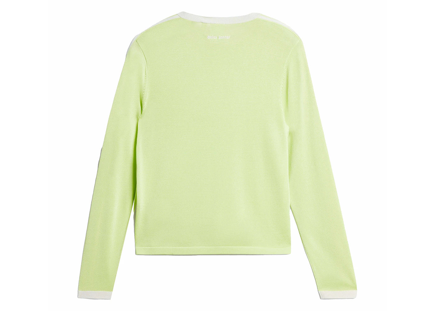 adidas x Wales Bonner Knit Long Sleeve Tee Semi Frozen Yellow/Chalk White
