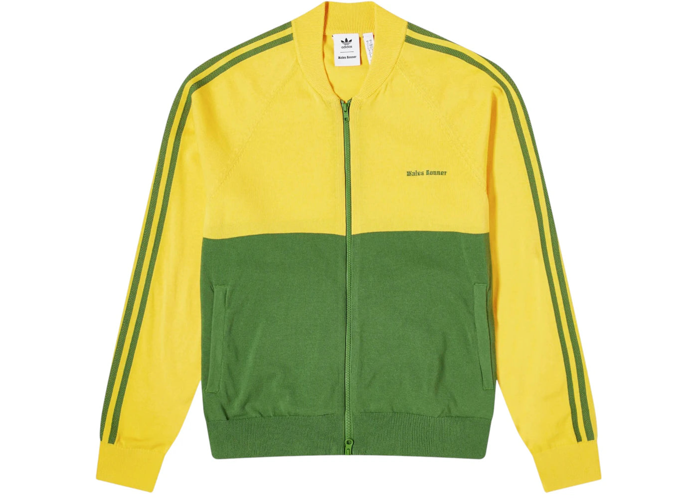 adidas x Wales Bonner Knit Track Top Bold Gold/Crew Green