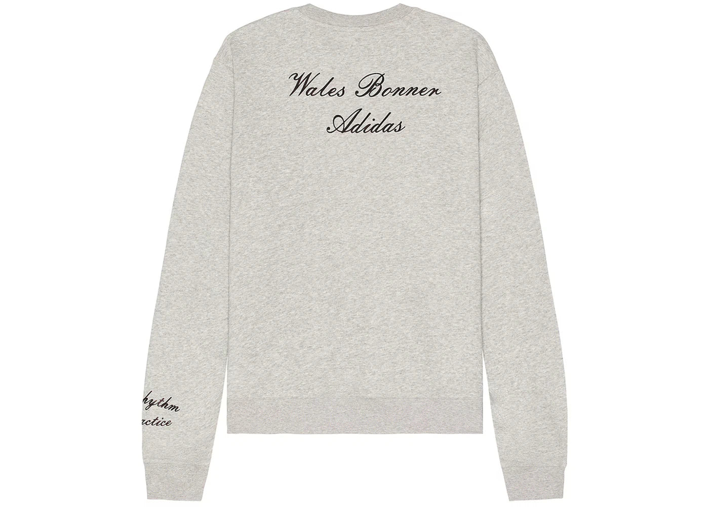 adidas x Wales Bonner L/S Crew Sweatshirt Heather Grey