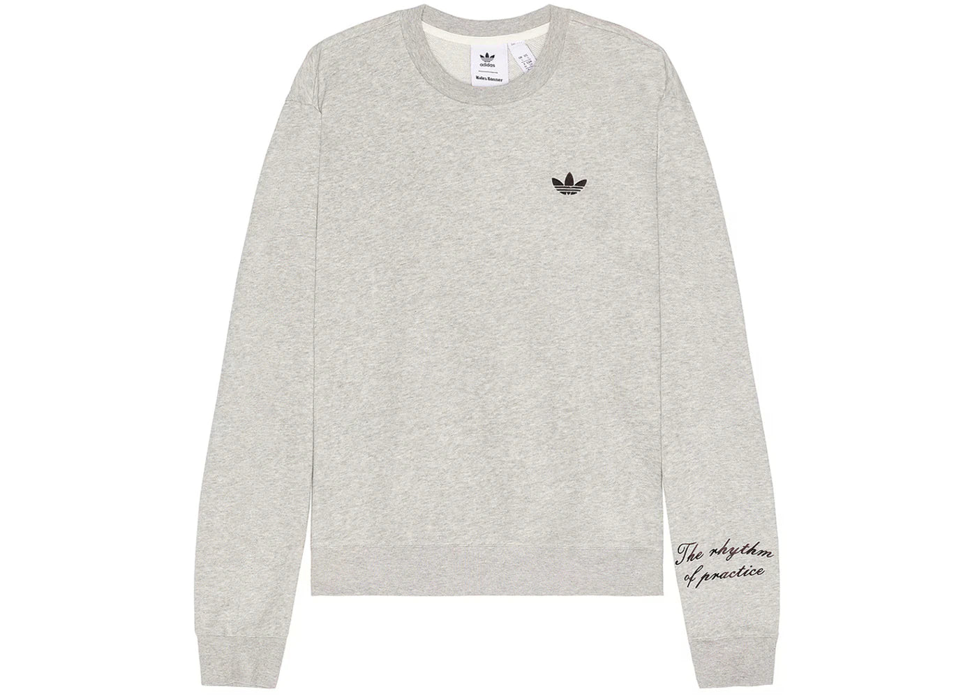 adidas x Wales Bonner L/S Crew Sweatshirt Heather Grey