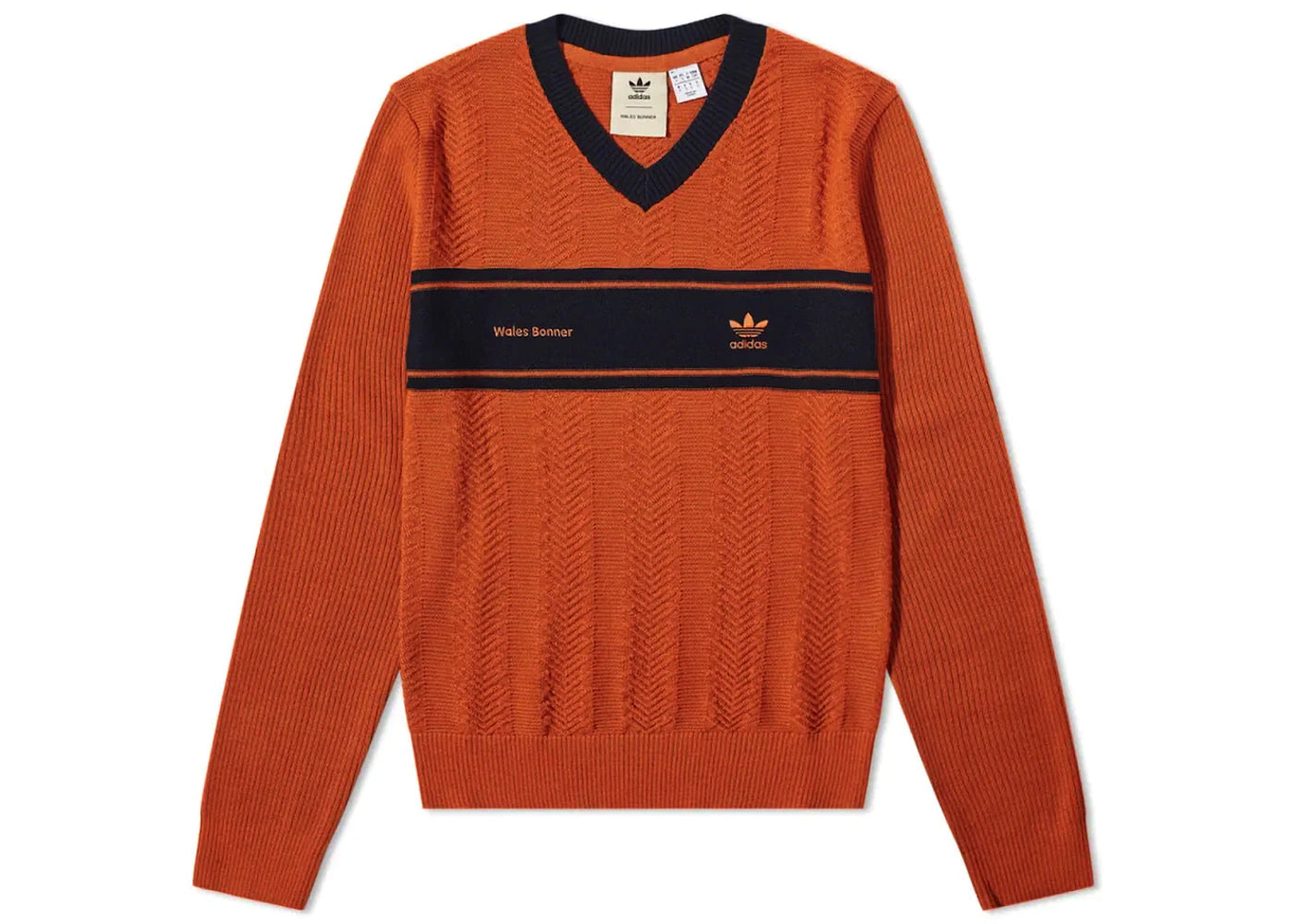 adidas x Wales Bonner Long Sleeve Knit Sweater Orange