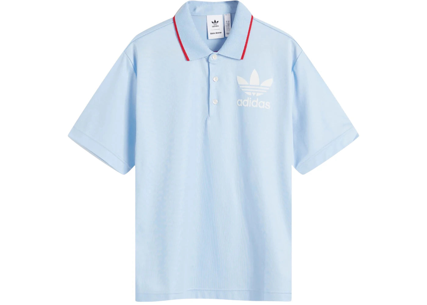 adidas x Wales Bonner Short Sleeved Polo Glow Blue F19