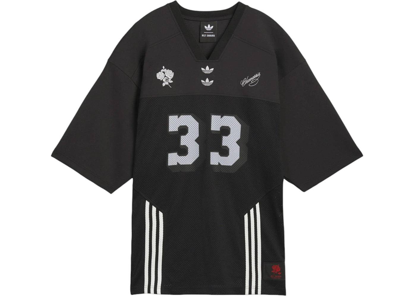 adidas x Willy Chavarria Football Jersey Black