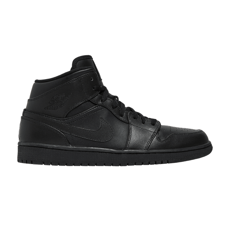 Air Jordan 1 Mid 2013 'Triple Black' - Side Kicks