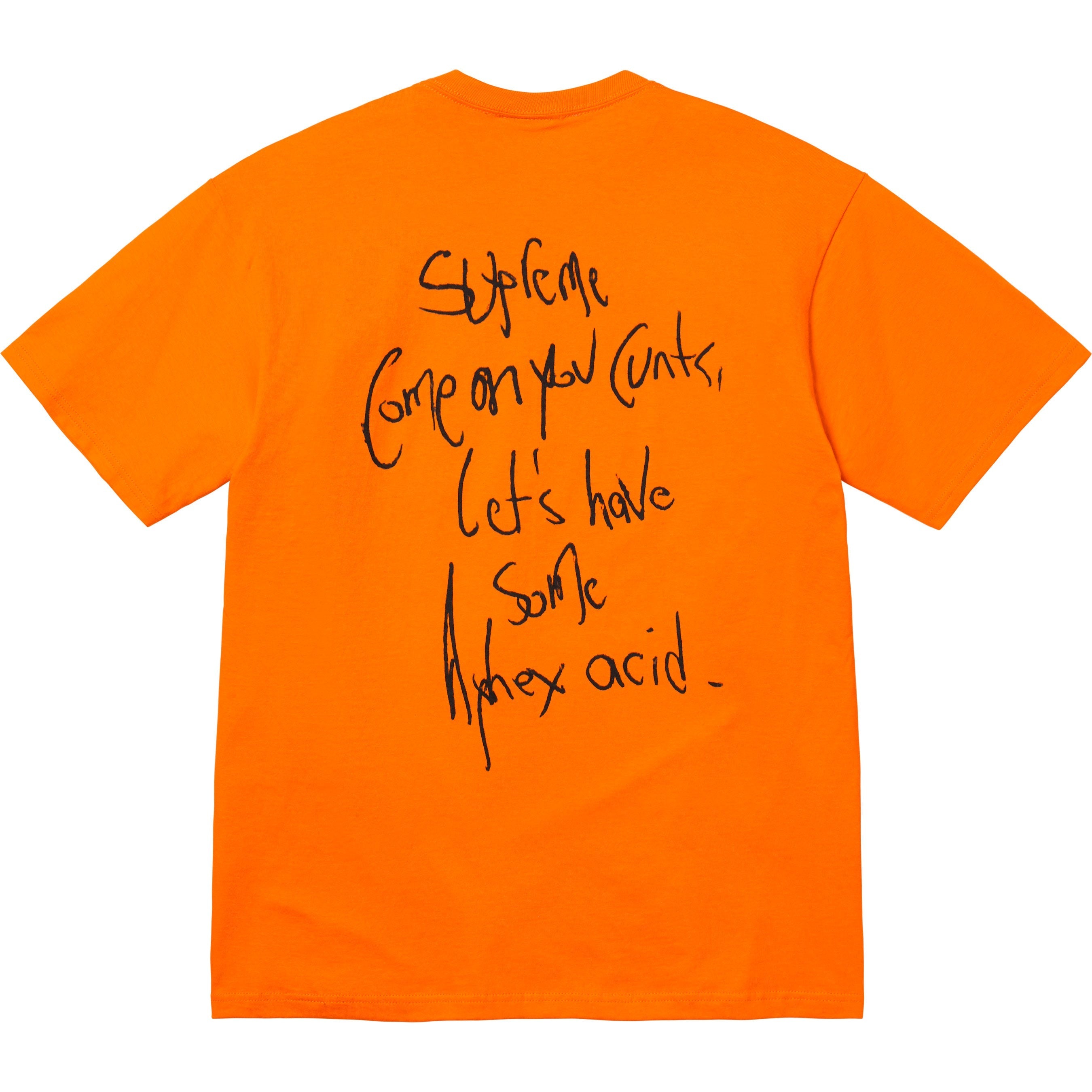 Supreme/Aphex Twin Windowlicker Tee - Orange – Side Kicks