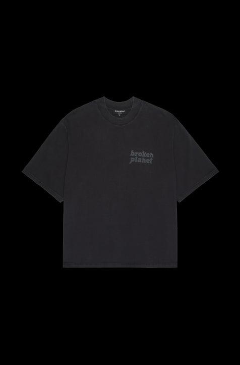 Broken Planet Basics T-shirt Washed Midnight Black