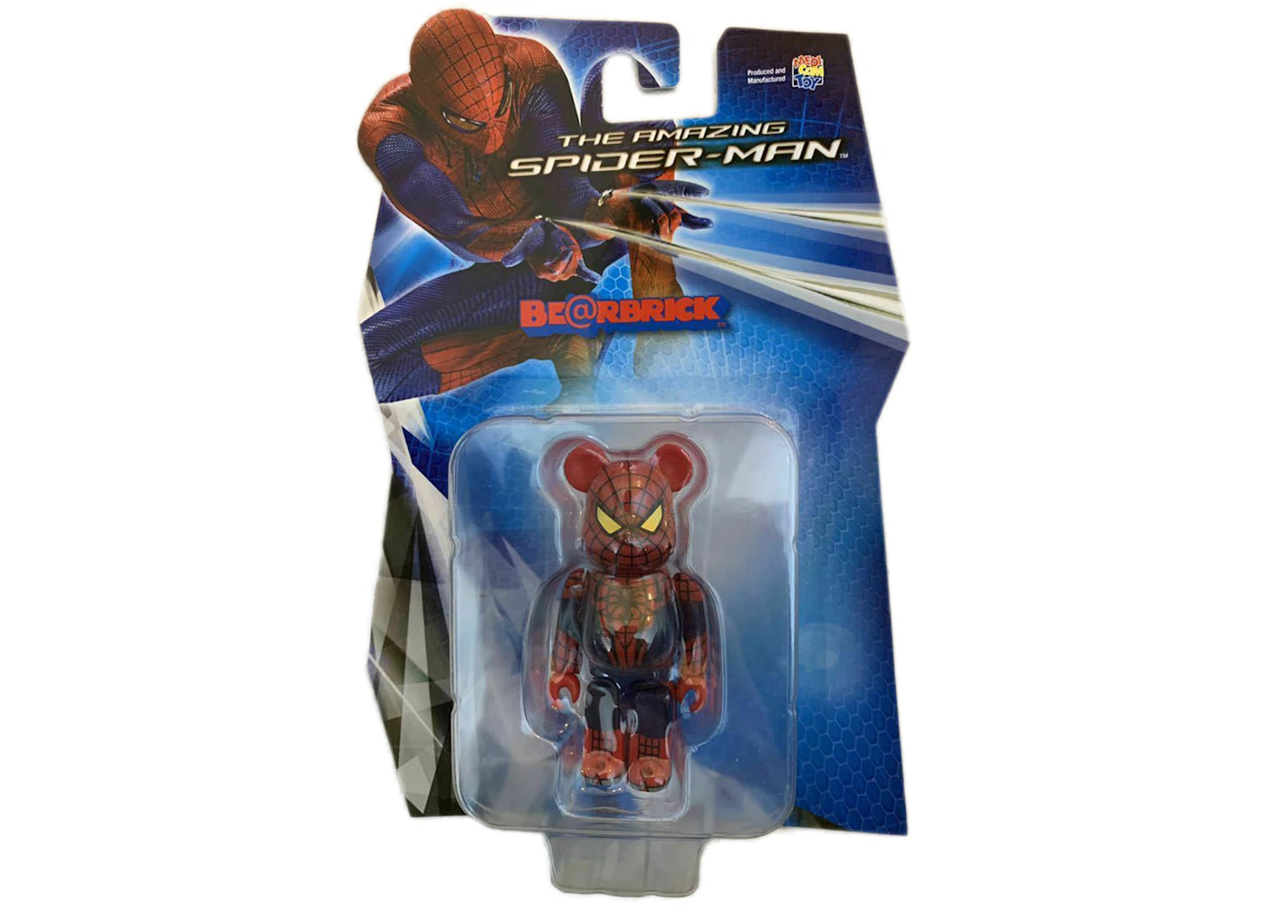 Bearbrick The Amazing Spider Man 100% Red/Navy