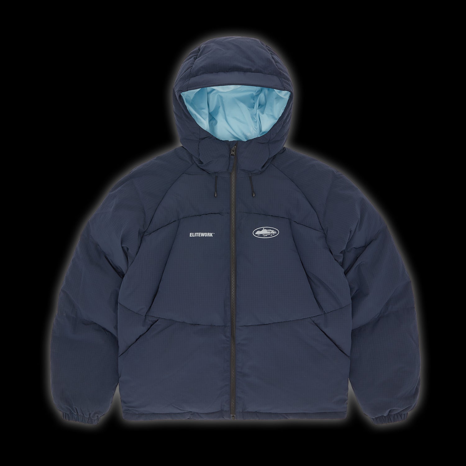 Corteiz Bolo Lite V2 Down Jacket Navy