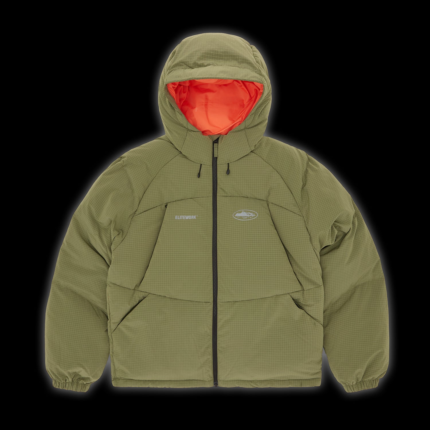 Corteiz Bolo Lite V2 Down Jacket Olive