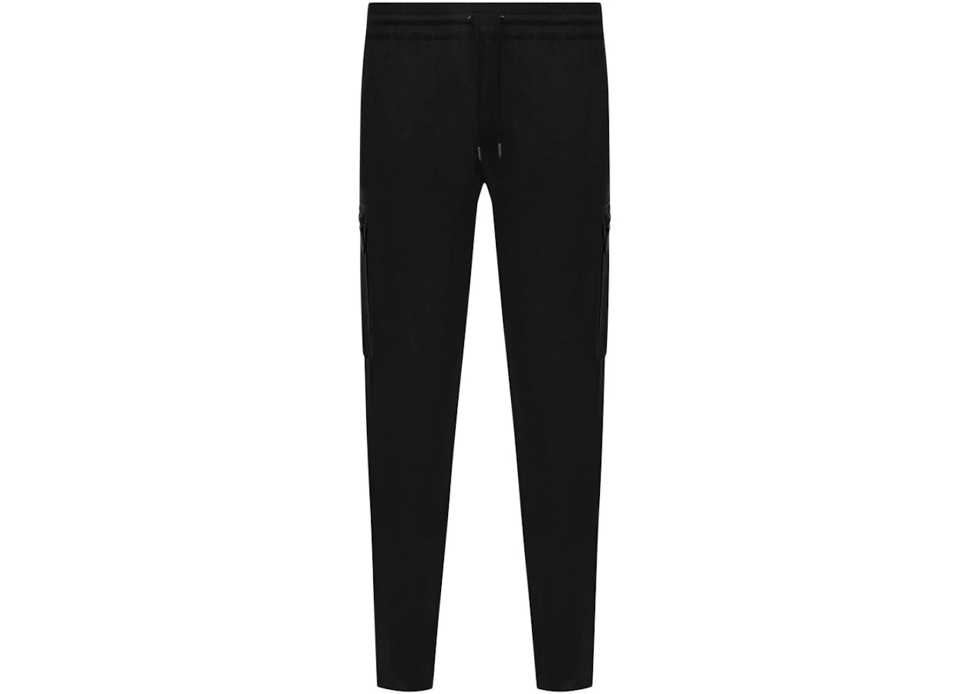 Burberry Stretch Wool Cargo Jogging Pants Dark Gray