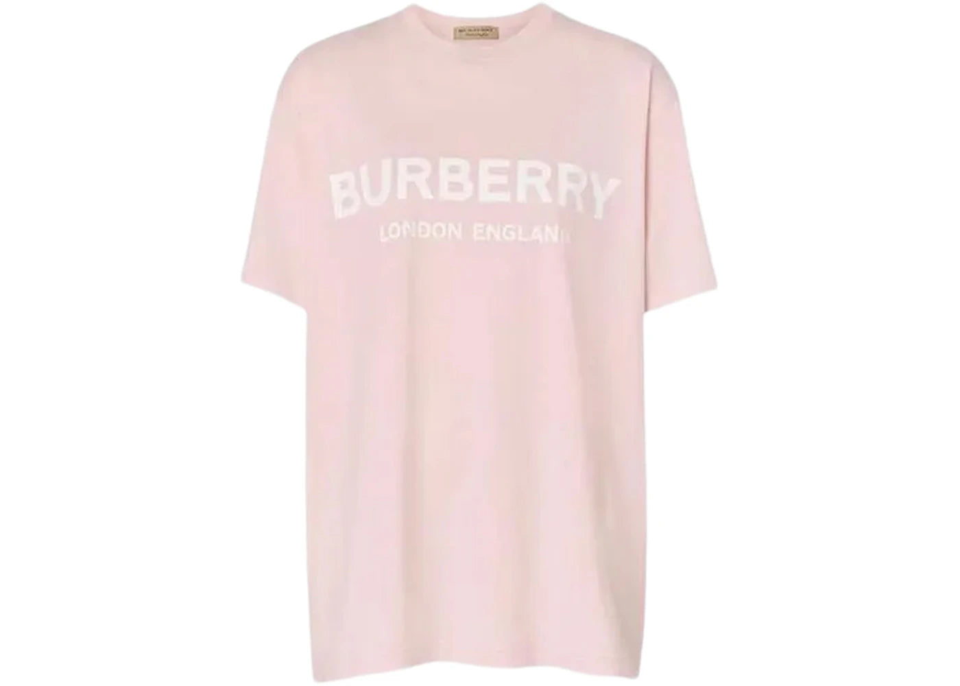 Burberry Women's Logo Print T-shirt Pink/White