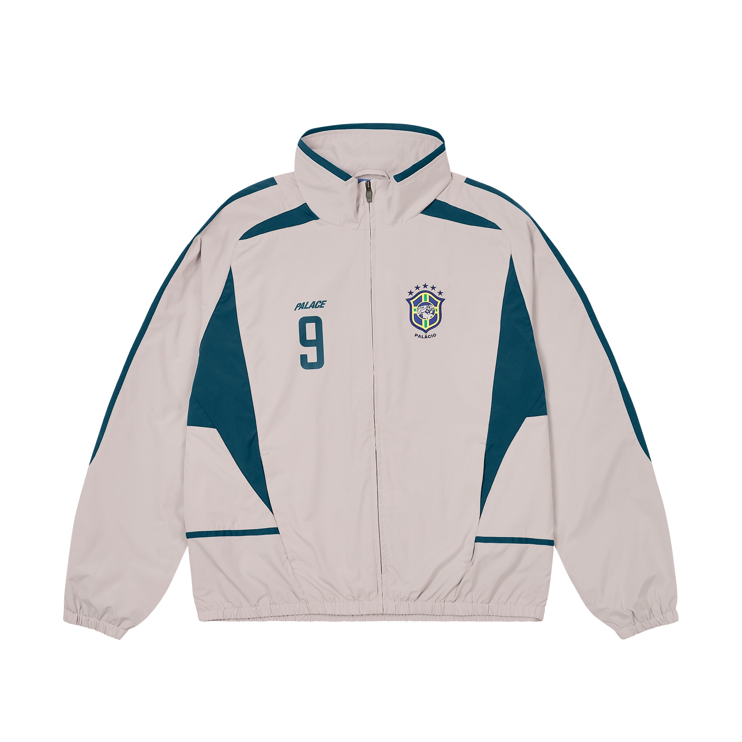 Palace Pro Team 02 Shell Jacket Light Grey