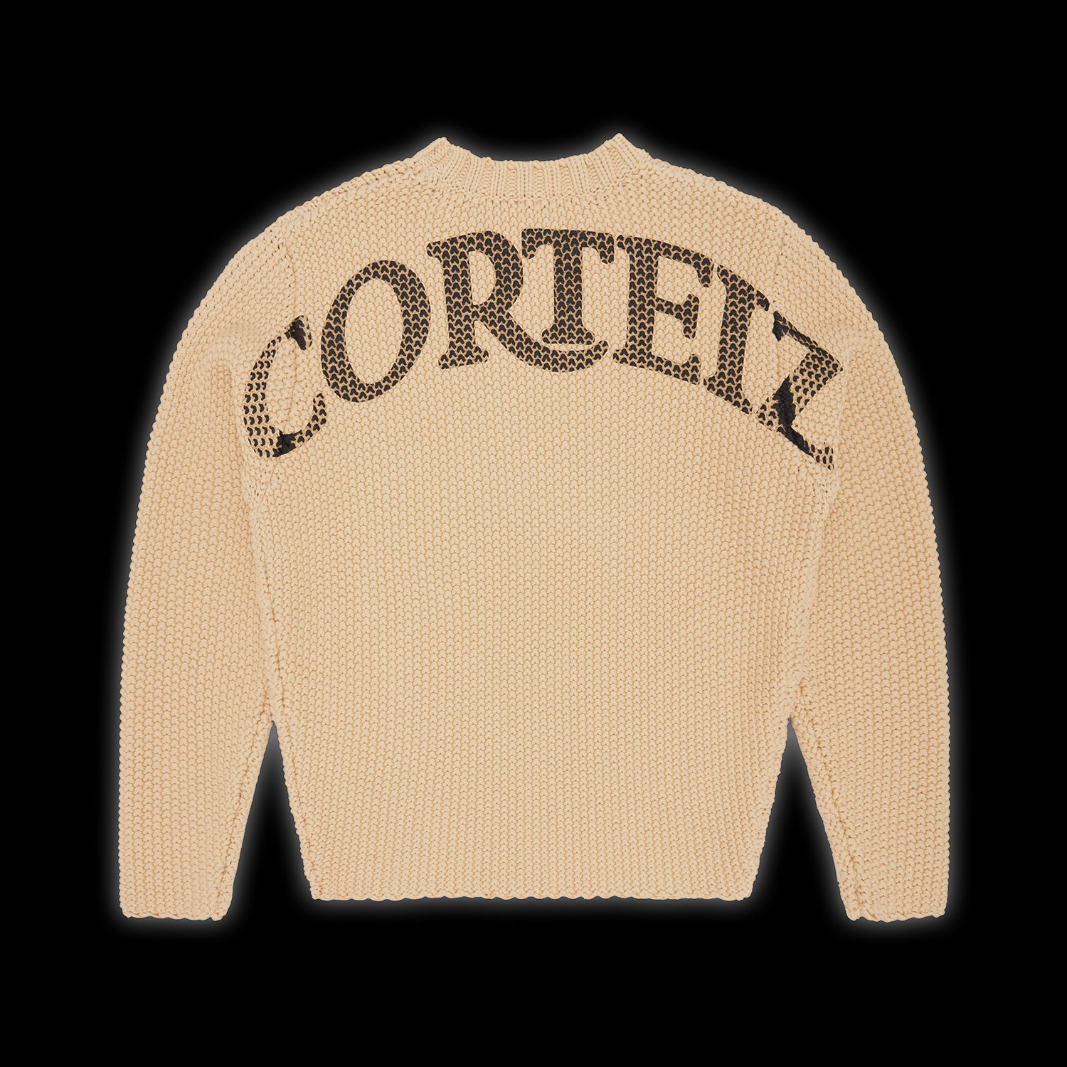 Corteiz Heavy Knit Royale Sweater natural