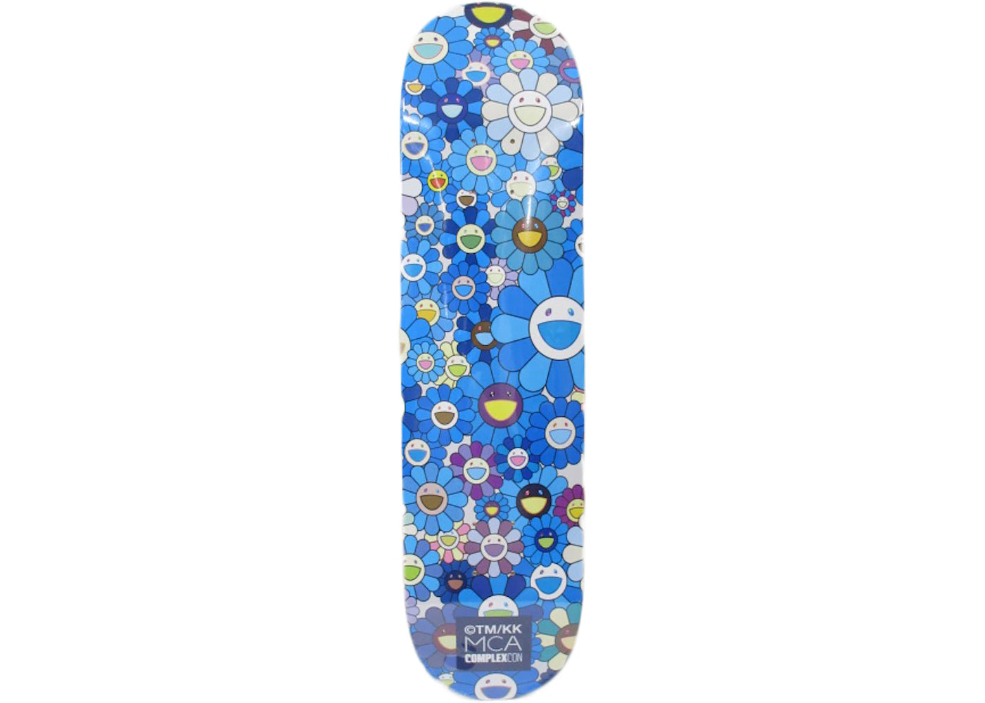 Takashi Murakami x Takashi Murakami Flower Skateboard Deck Blue