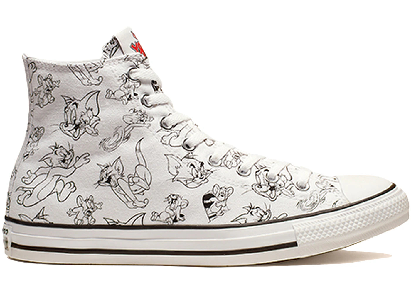 Converse Chuck Taylor All Star Hi Tom and Jerry White – Side Kicks