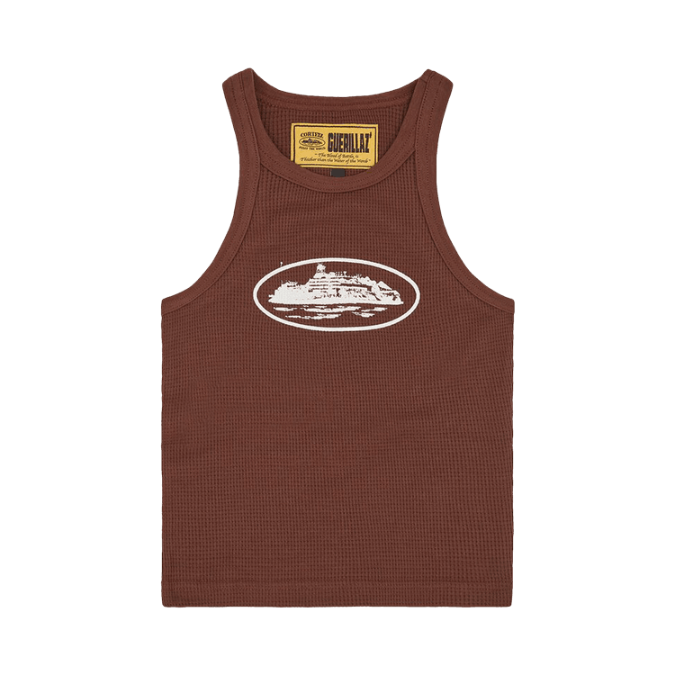 Corteiz Alcatraz Tank Top 'Brown' - Side Kicks