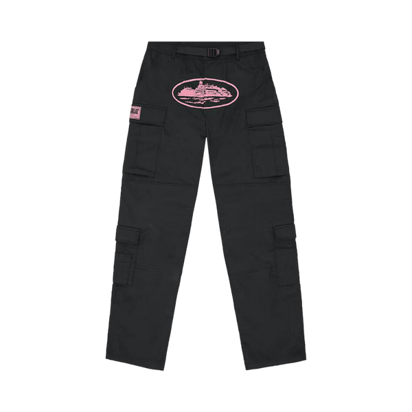 corteiz Cargos Guerillaz カーゴパンツL Corteiz 4Starz Special Edition Guerillaz Cargos Black/White