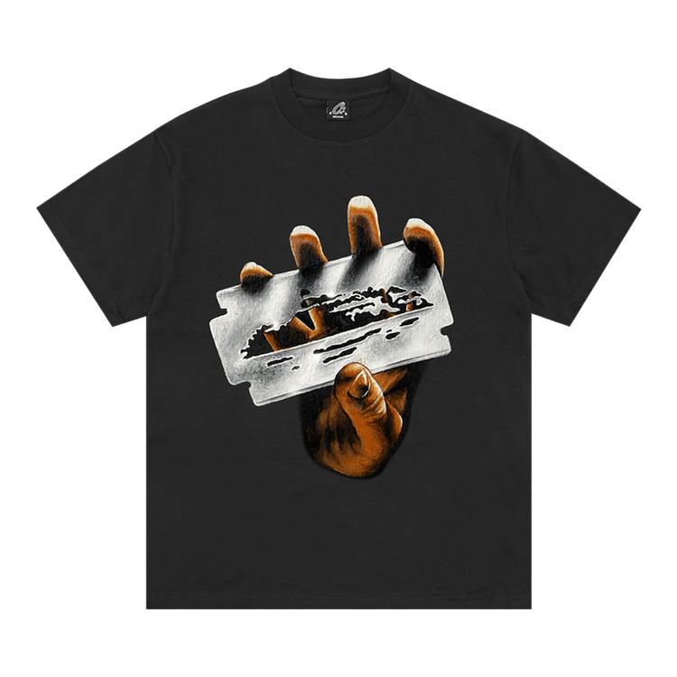 Corteiz Razor Alcatraz Tee *New Blank* 'Black' - Side Kicks
