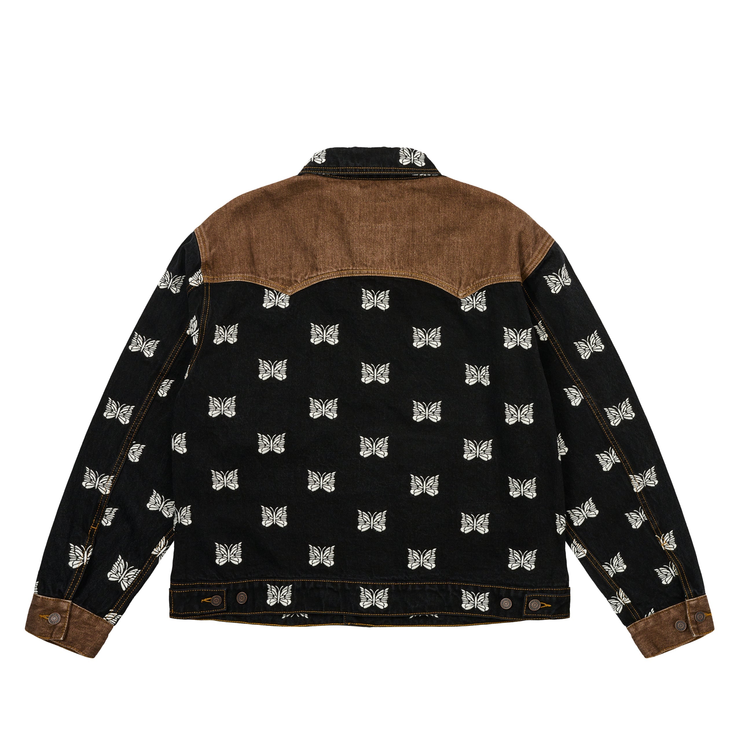 Palace x Needles Western Denim Jacket Black – Side Kicks