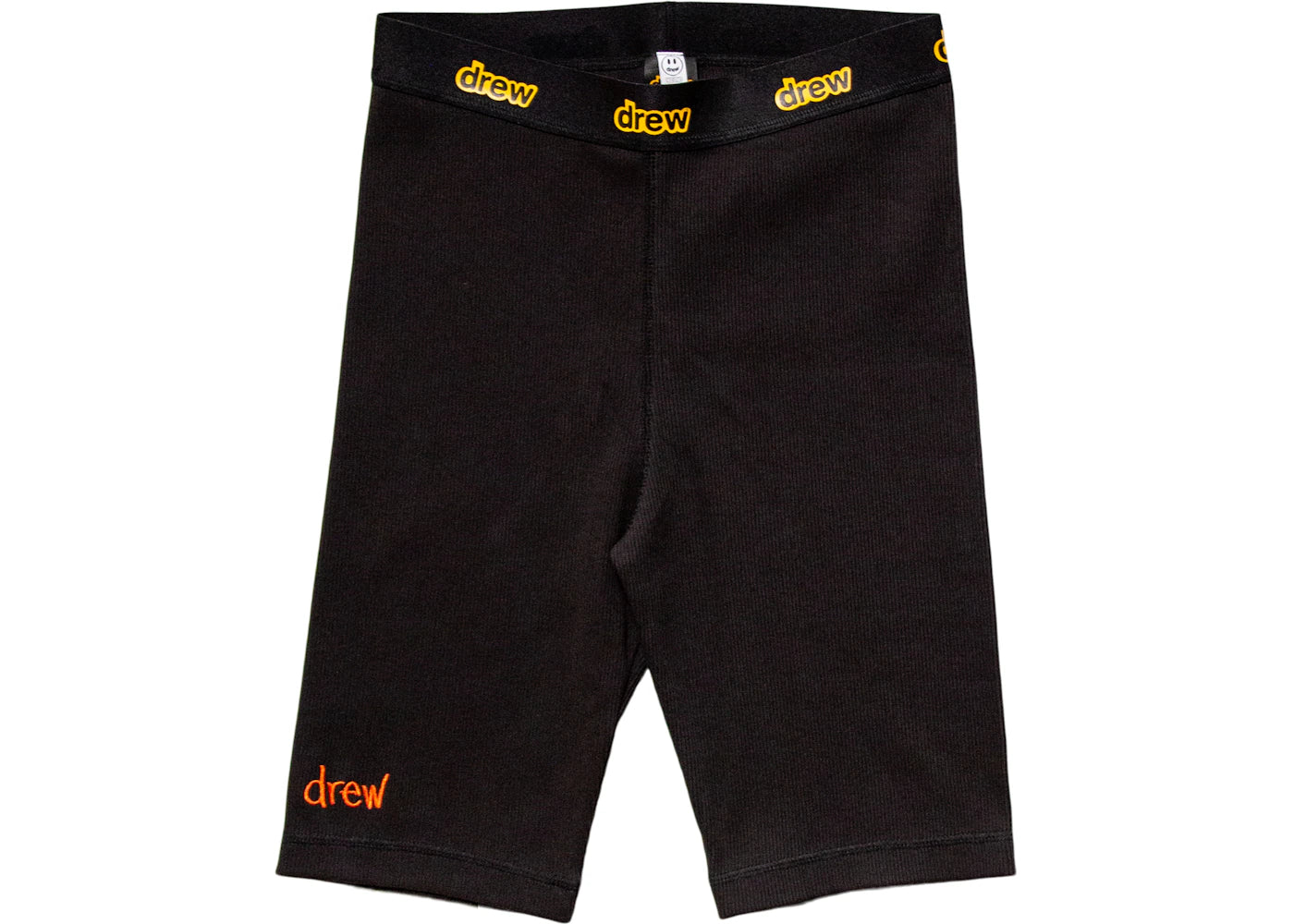 drew house 2x2 rib bike shorts black