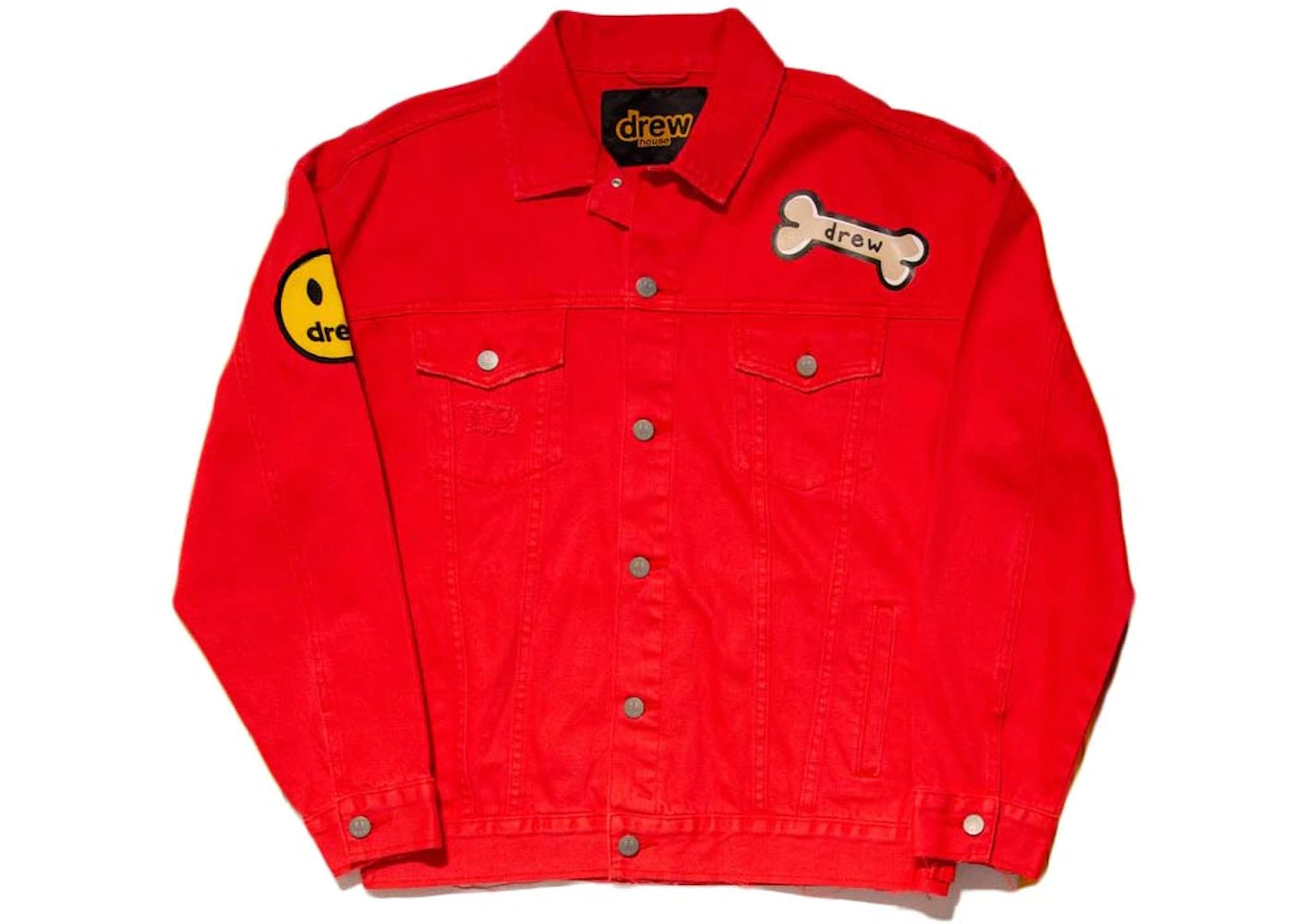 drew house buddy trucker jacket washed red