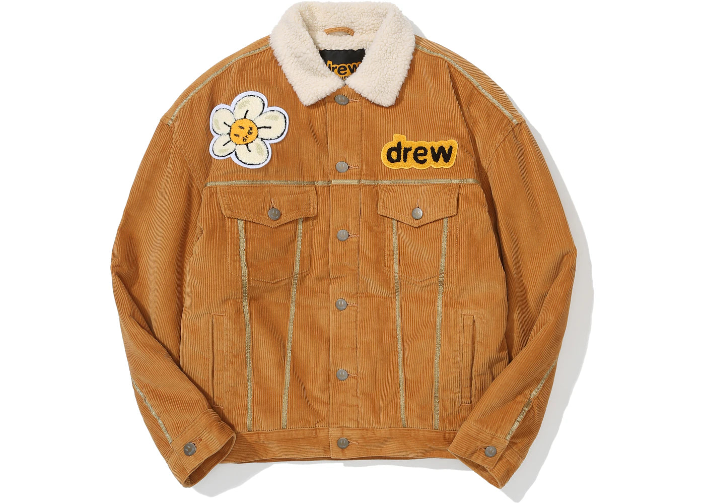 drew house corduroy trucker jacket camel