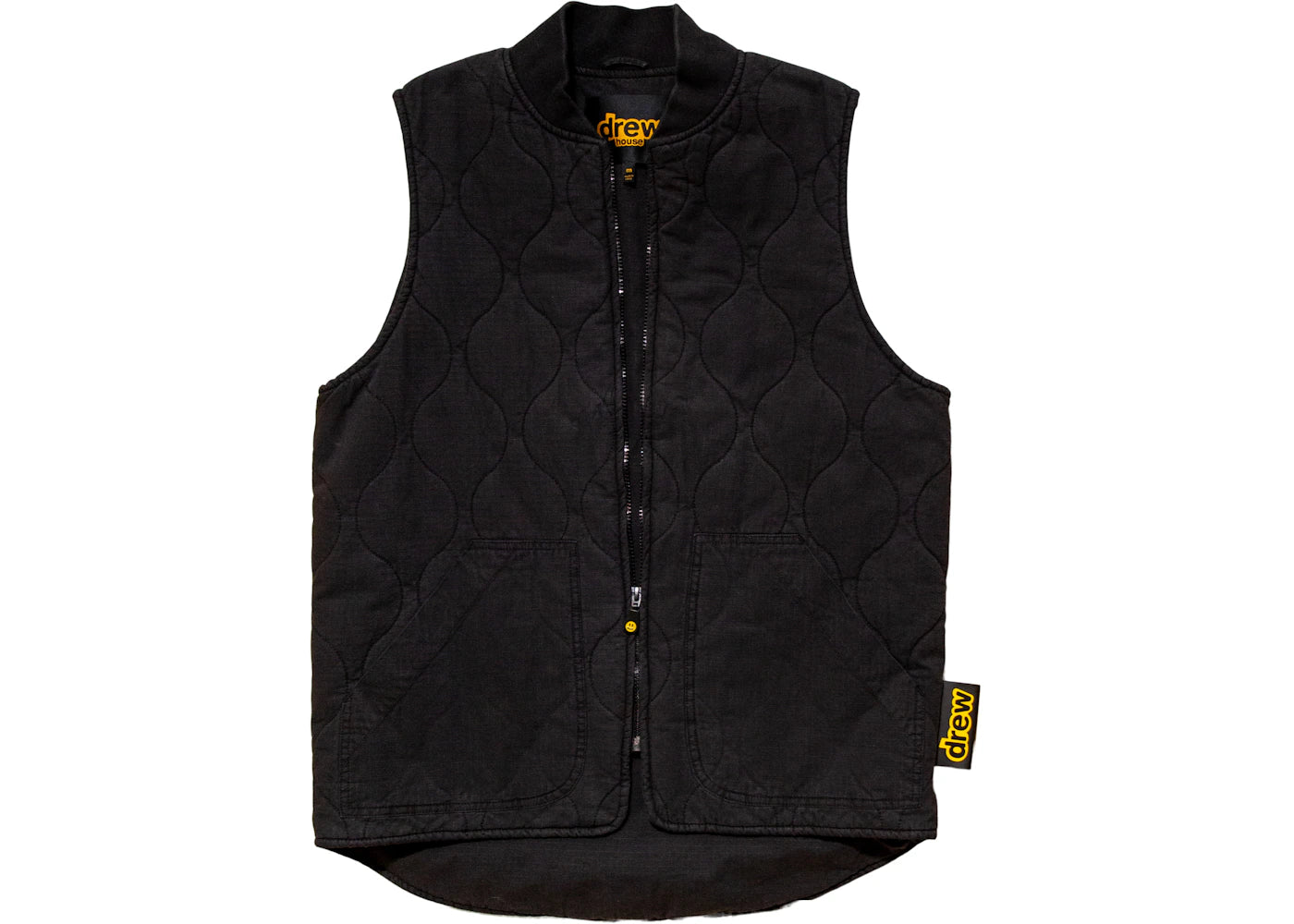 drew house cotton ripstop mascot vest black
