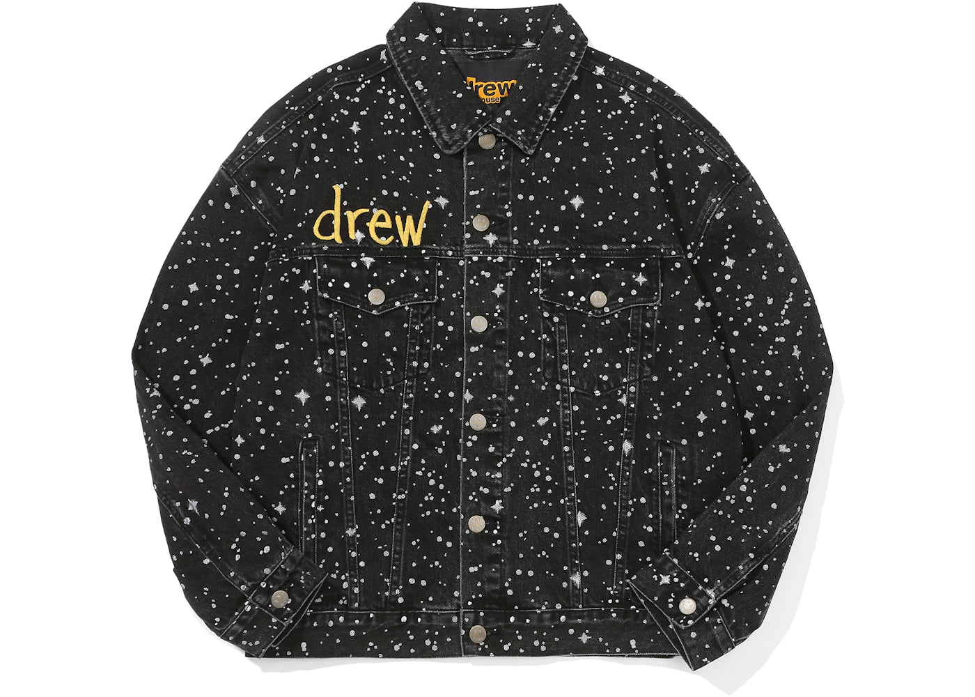 drew house denim trucker jacket starry night