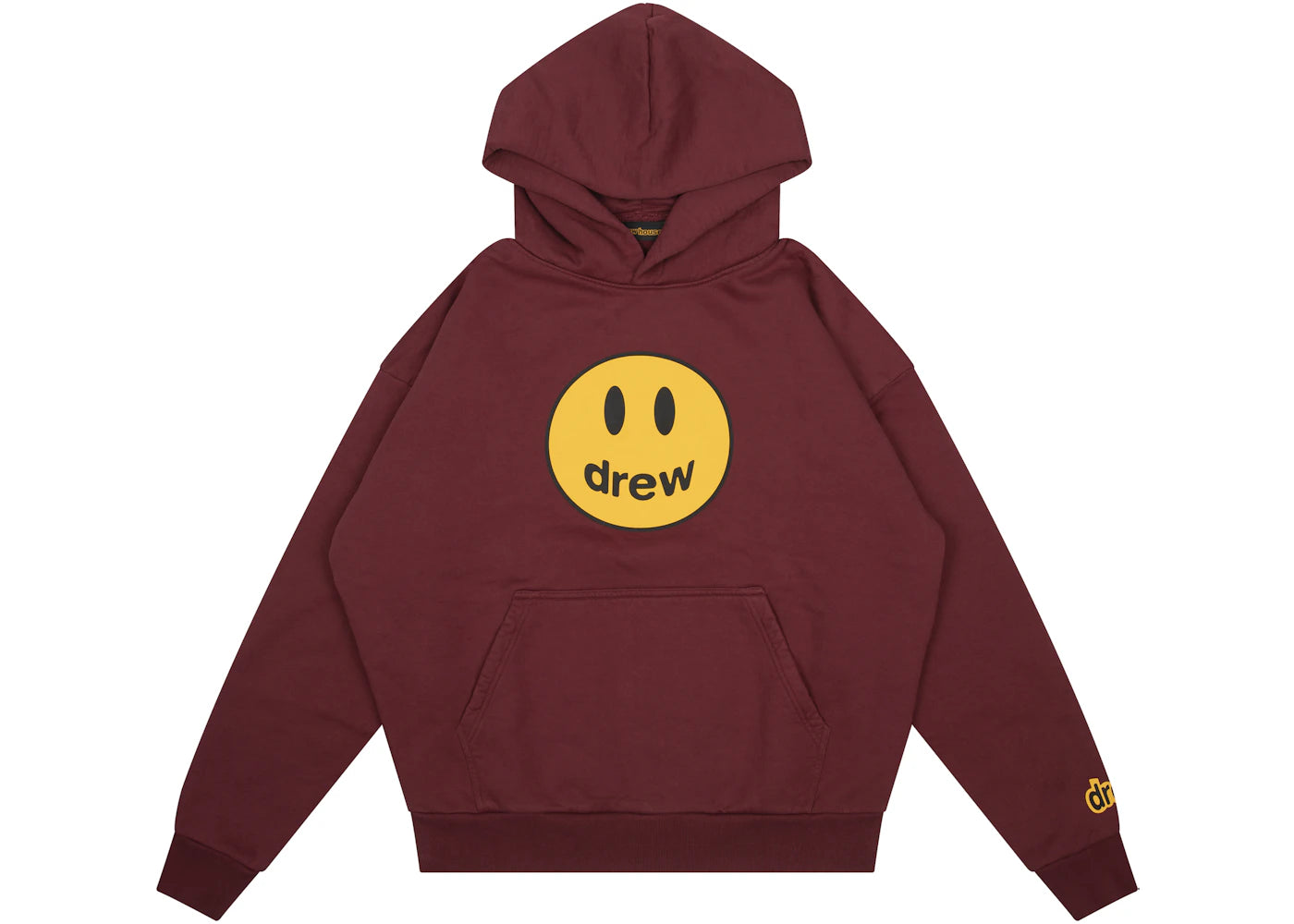 drew house mascot oversized oversized hoodie burgundy
