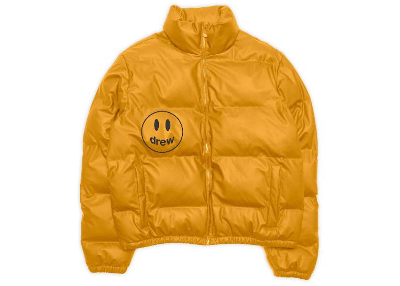 drew house mascot puffer jacket golden yellow