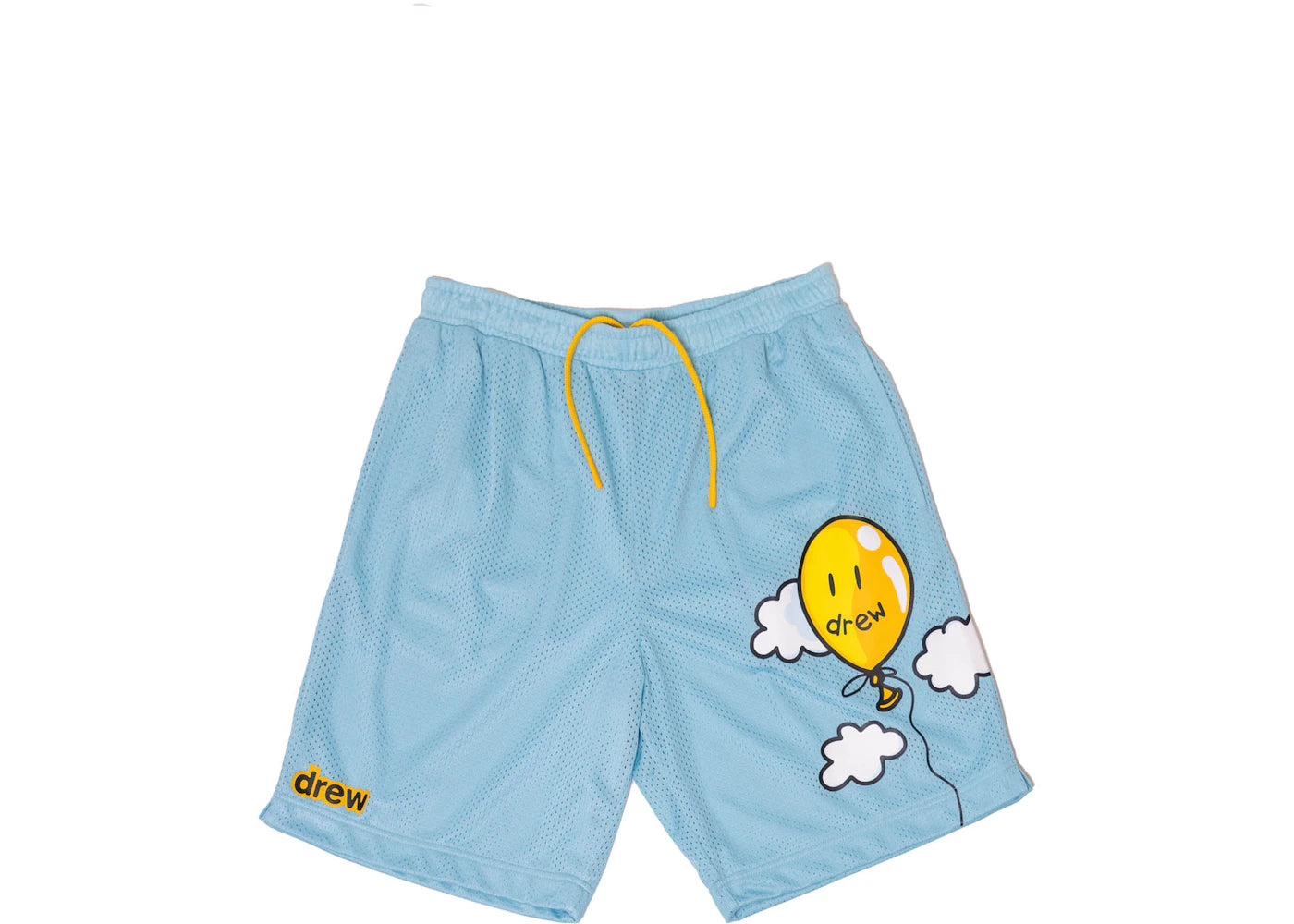 drew house mesh joy shorts sea blue