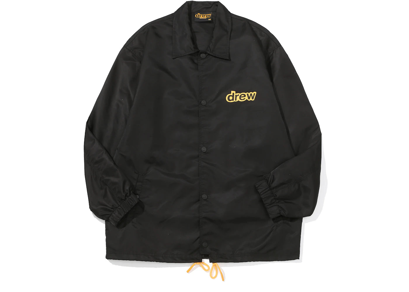 drew house nylon twill coaches jacket black