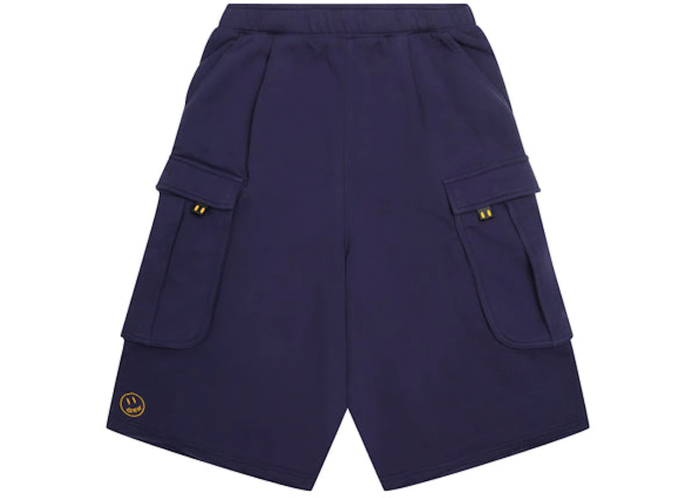 drew house oversized cargo sweatshort navy