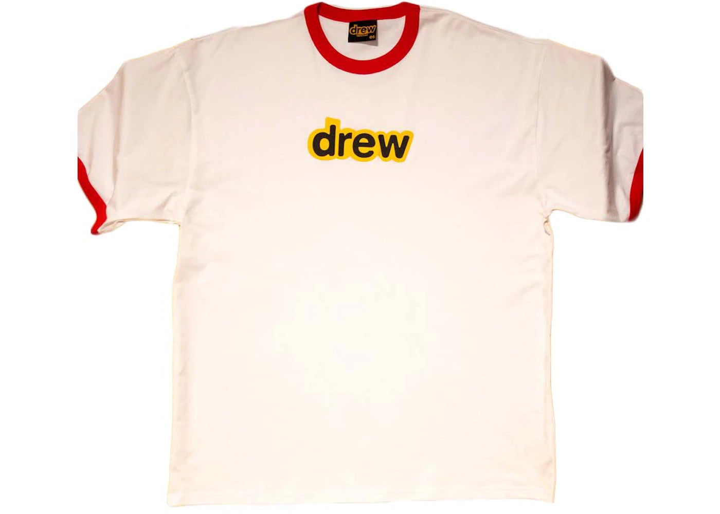drew house oversized secret ss ringer tee white