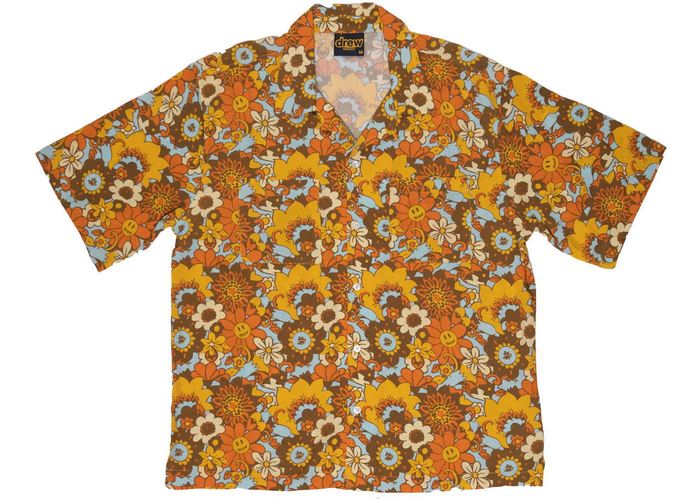 drew house rayon camp shirt vintage floral