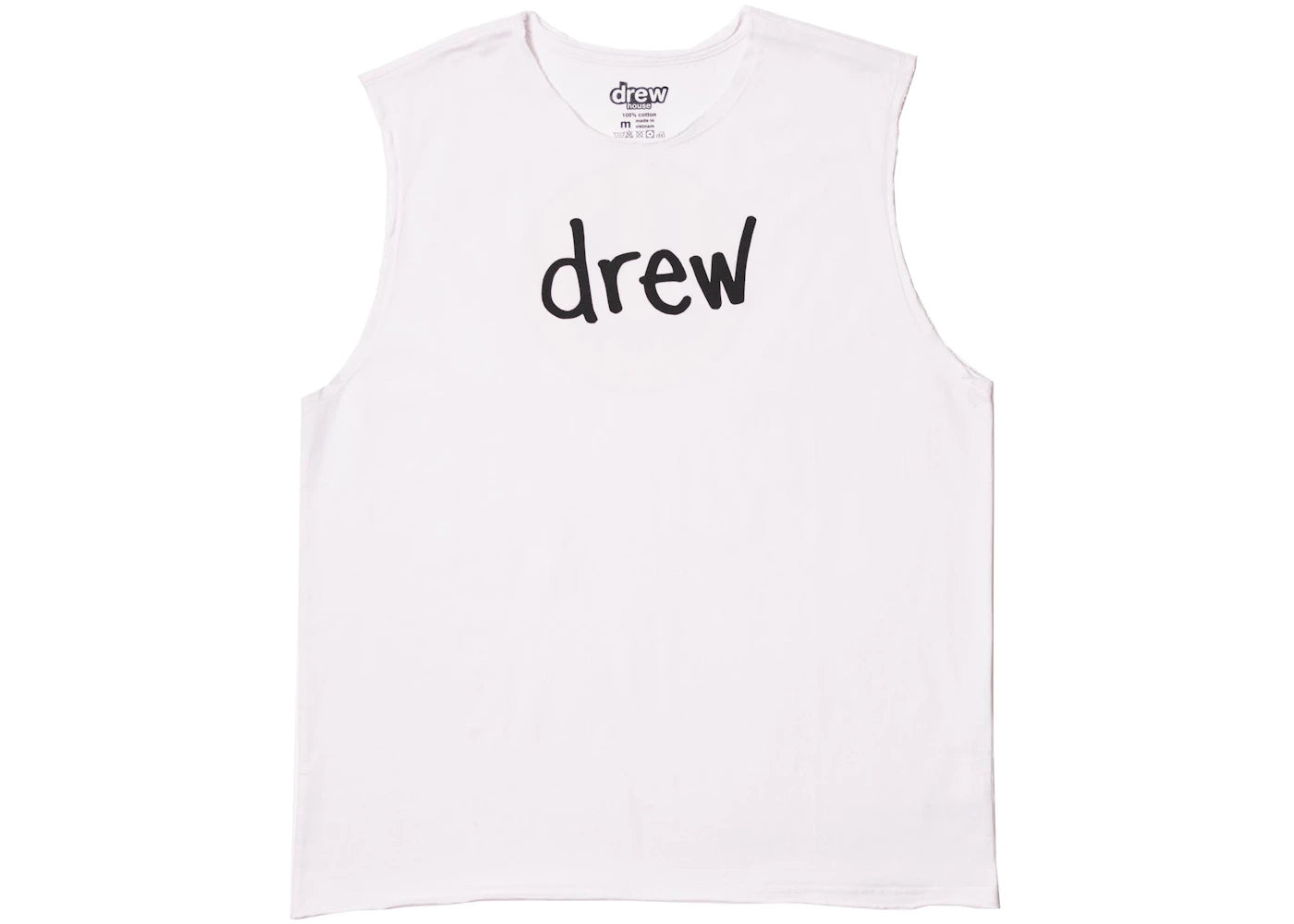 drew house scribble mascot sleveless tee white