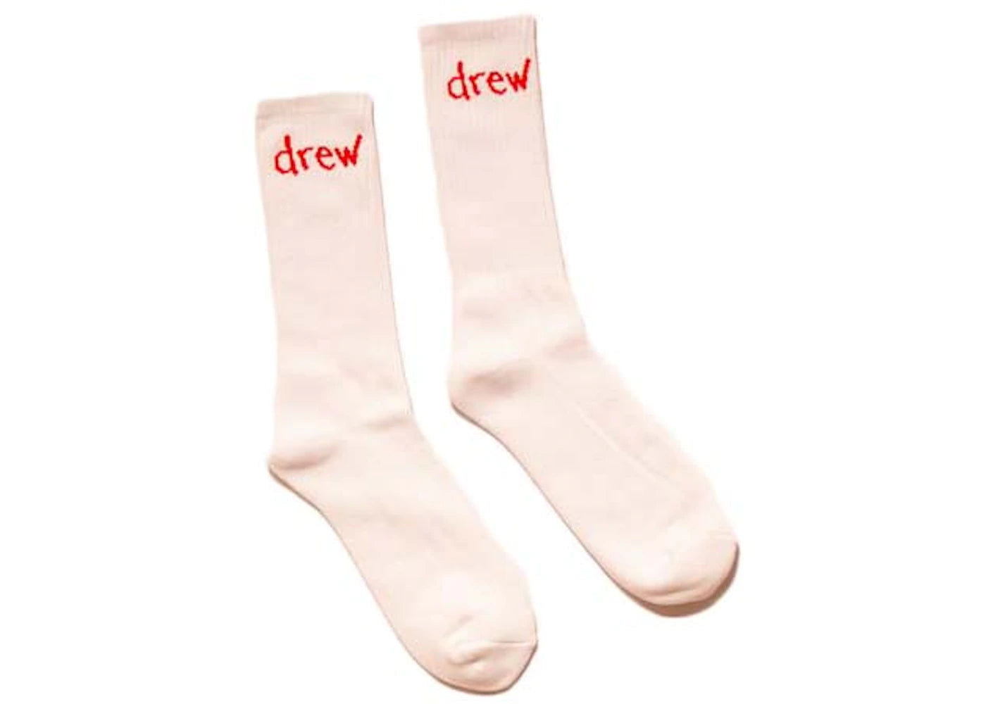 drew house scribble socks white
