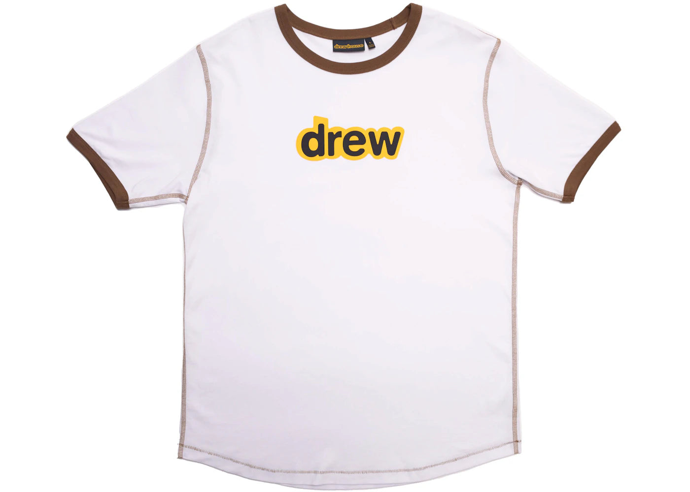 drew house secret ringer tee brown