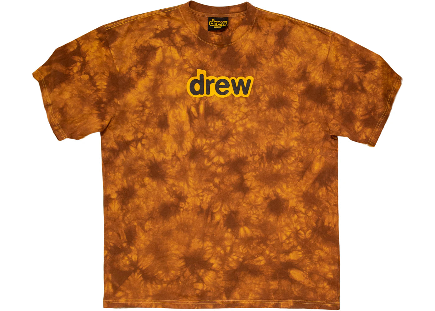 drew house secret ss tee brown tie dye