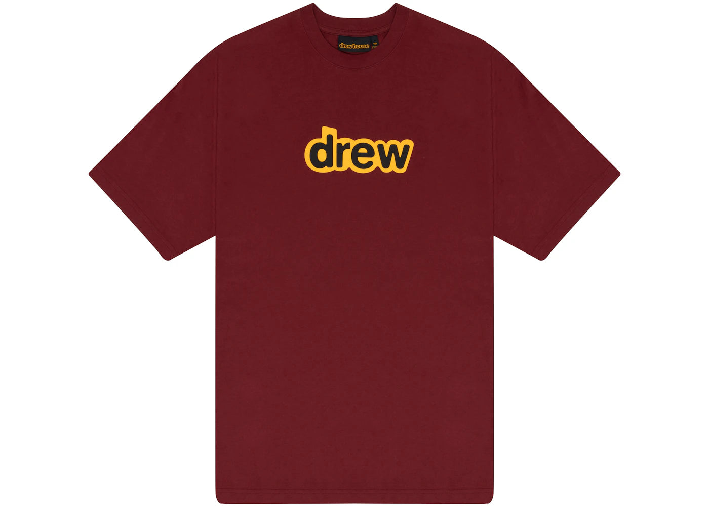 drew house secret ss tee burgundy