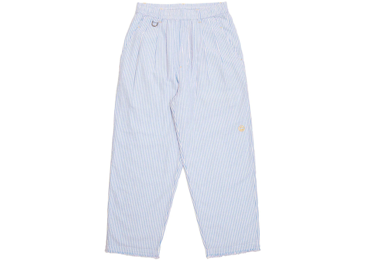 drew house seersucker church pant seersucker blue