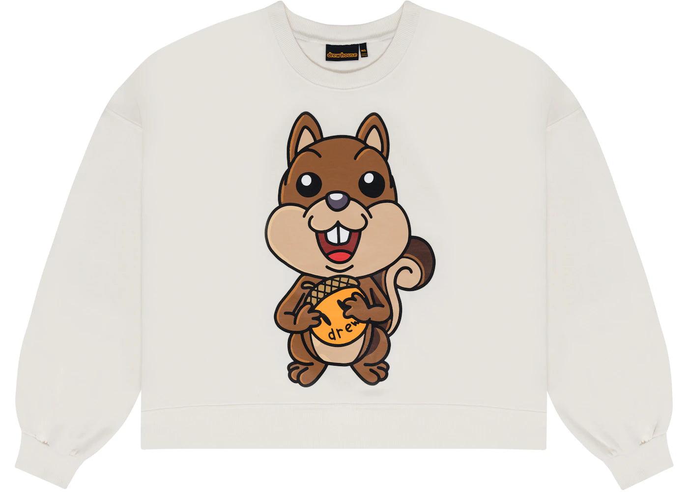 drew house sherman boxy crewneck off-white
