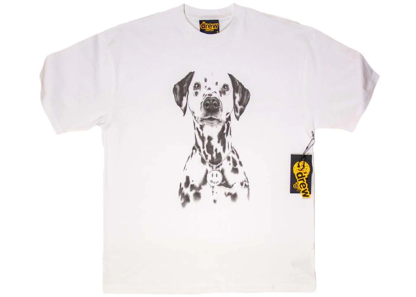 drew house spot ss tee white